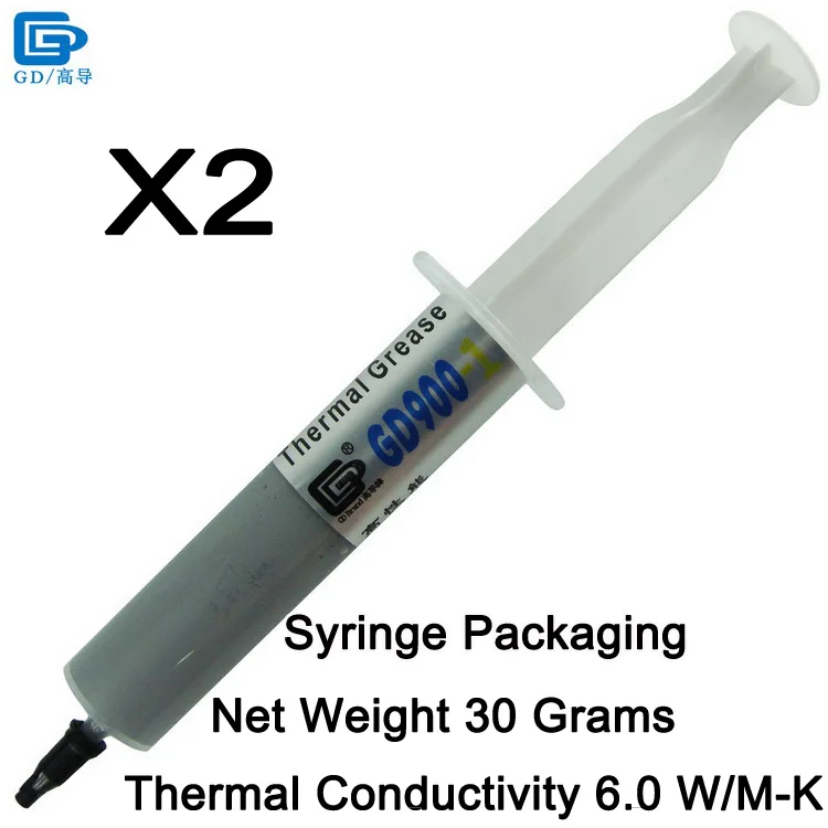 GD900-1-SY30 2Pieces GD900-1 Термальность смазочная паста пластырь теплоотвода, содержащий серебристо-CN30 CN150 SSY1 SY1 SY3 SY7 SY15 SY30 BX3 ST30 - Цвет лезвия: GD900-1-SY30 2Pieces