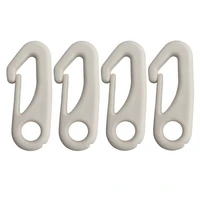 8pcs heavy duty flagpole snap hook clips flag pole attachment accessories tool anti uv clips 6026mm newly