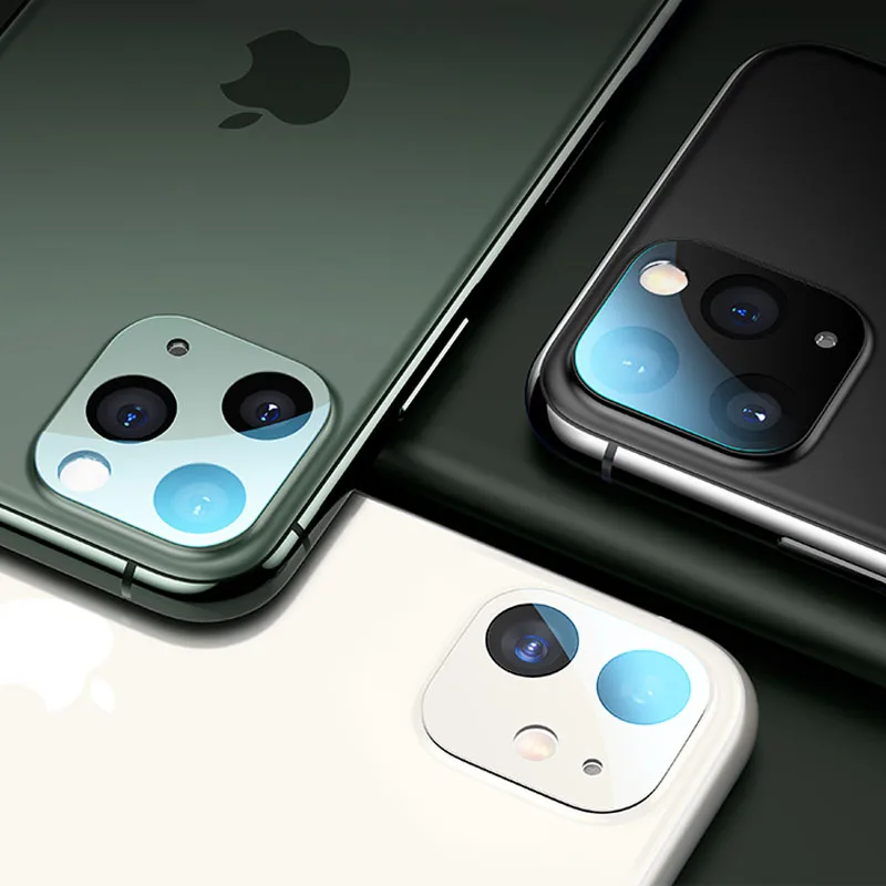 Transparent Защитная пленка для объектива камеры для iPhone 11 Pro Max, чехол для iPhone X XS Max XR 8 7 Plus, прозрачная пленка из закаленного стекла для объектива - Цвет: Transparent