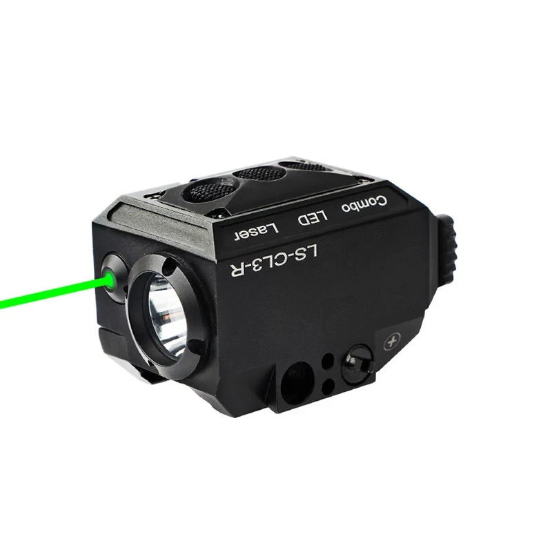 

Mini Hunting Shooting Parts Combo Outdoor Tactic Green Laser Sight Rifle LED Flashlight For Pistol Rail Mount