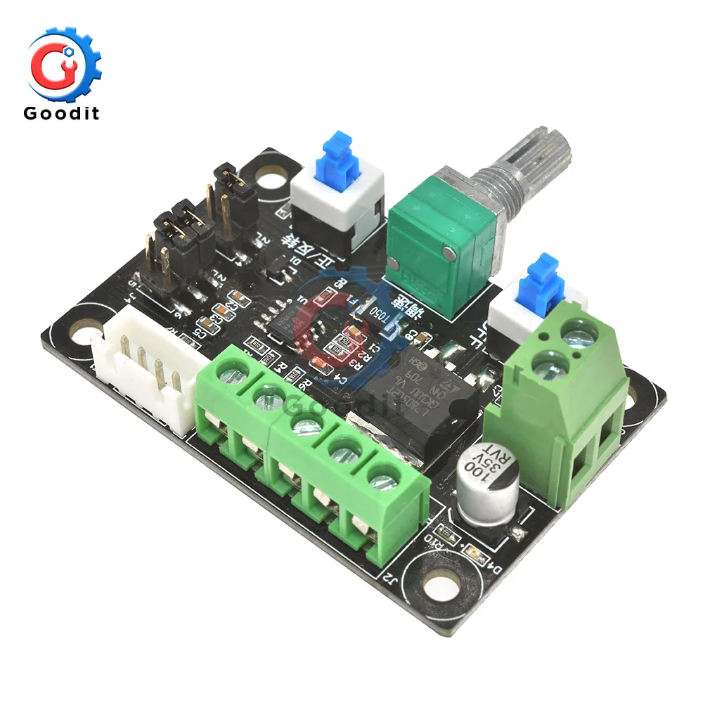 DC 12V 24V Генератор импульсных сигналов для шагового двигателя регулятор скорости