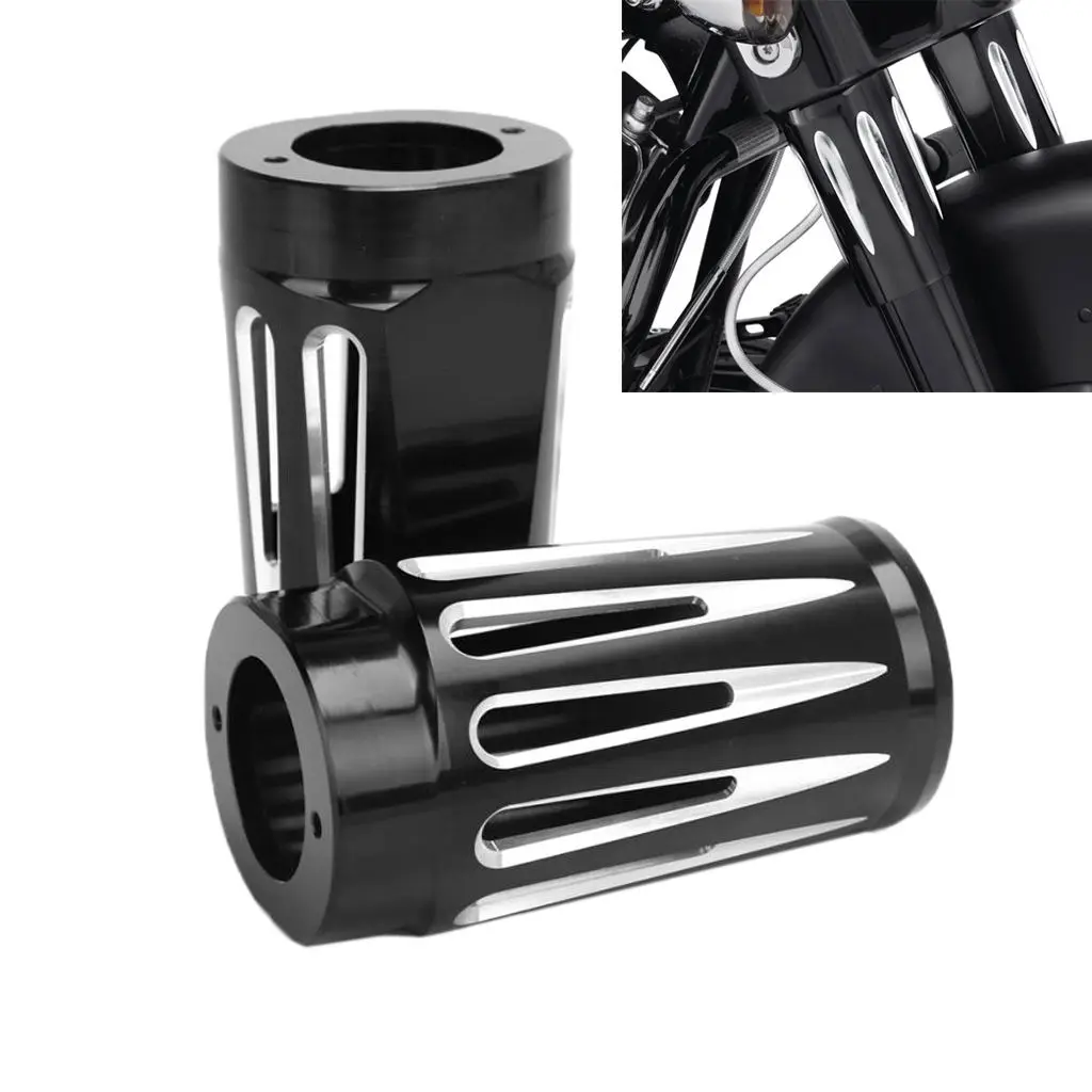 

CNC Edge Cut Billet Fork Boot Slider Cover for Touring 14-16