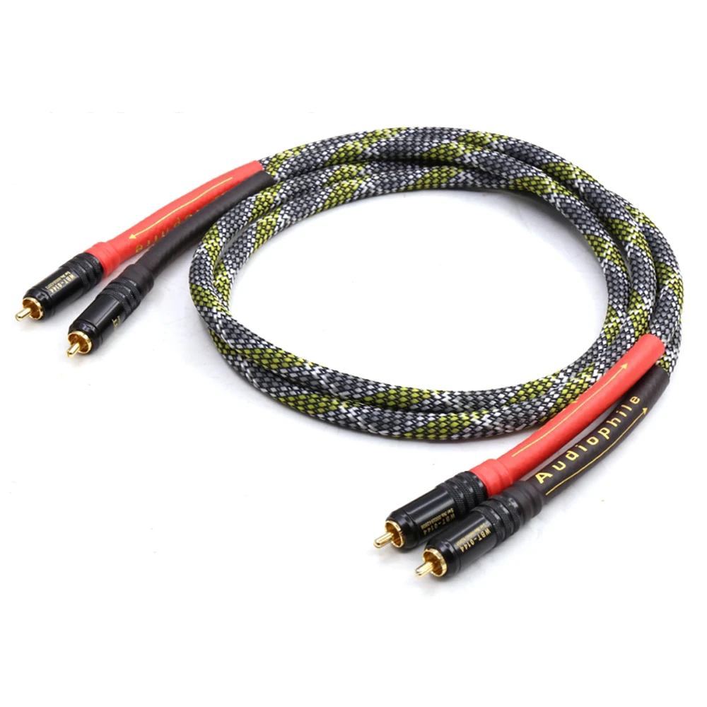 SQ 88B G5 5N из бескислородной меди с серебряным покрытием аудио кабель RCA