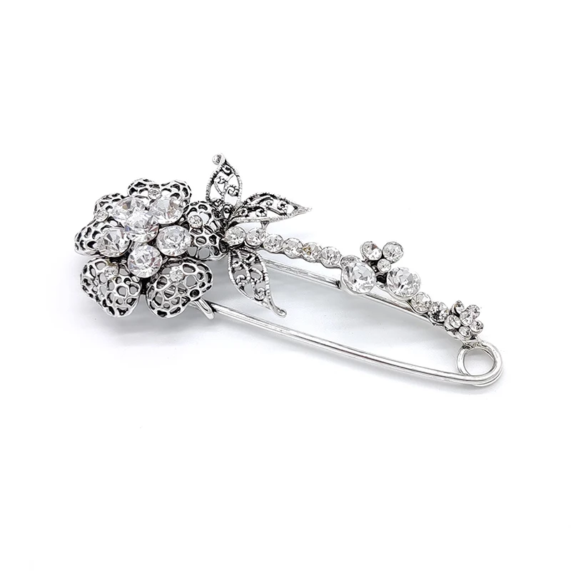 

PD BROOCH 2021 New Rose Flower Antique Gold Rose Vintage Corsage Brooch Wholesale Jewelry Brooches for Women