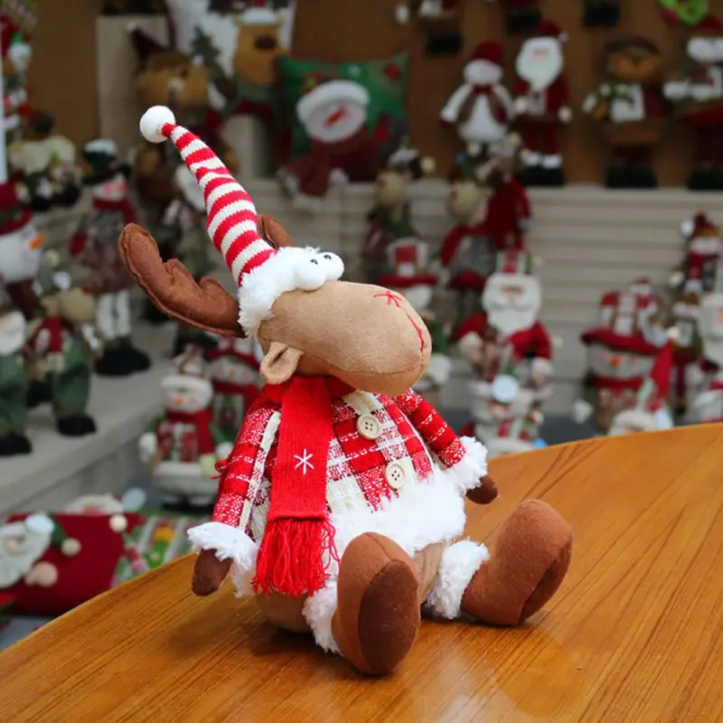 Рождественские украшения украшение для сидения декор камина мультяшная кукла с