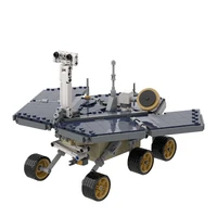 moc mars exploration rover probe universe model military car building blocks space bricks diy assembly toys for kids boys gift