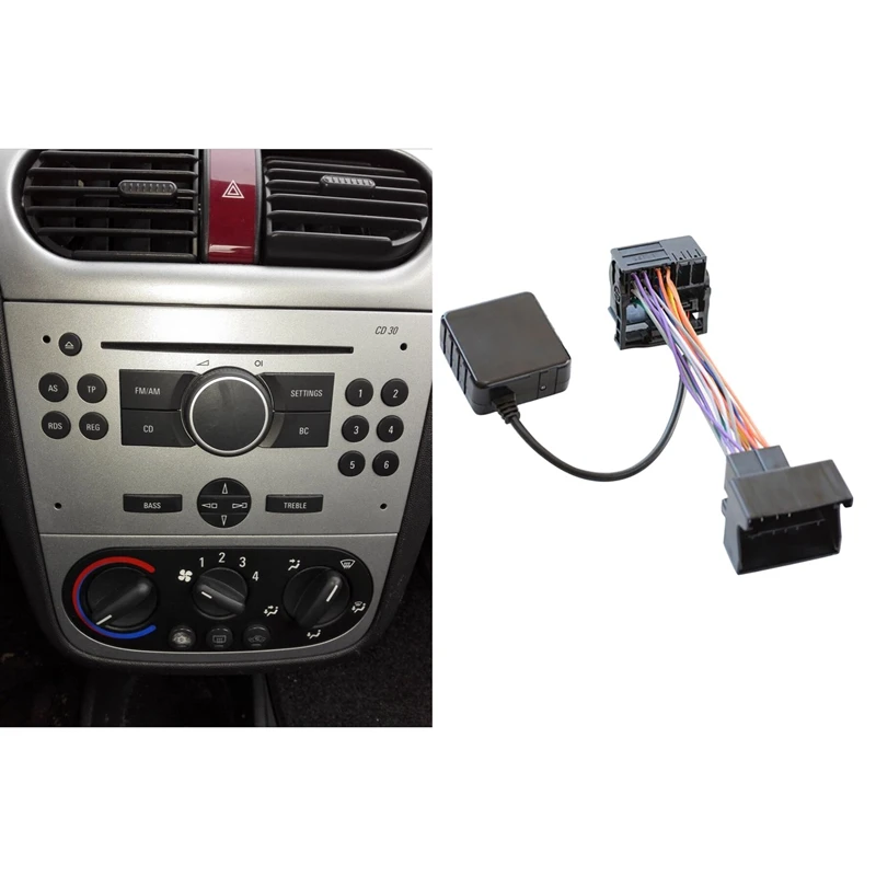 Автомобильный аудиоприемник Bluetooth 5 0 адаптер Aux для OPEL Astra CD30 CDC40/CD70/DVD90 модуль