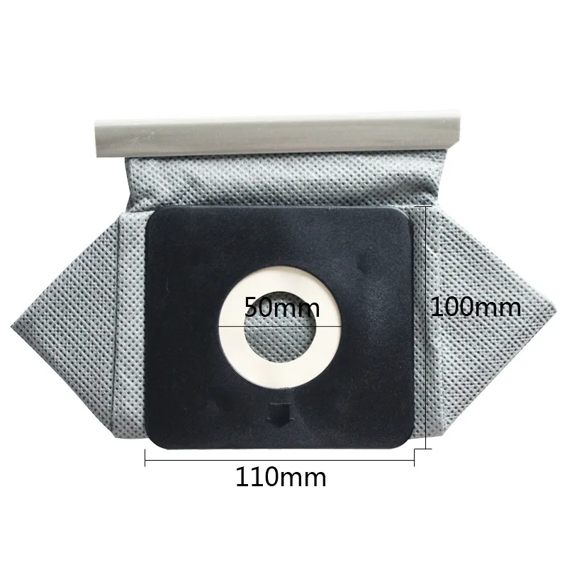 2 Pack Vacuum Cleaner Cloth Dust Bag For Philips  For LG For Haier For Samsung Universal Washable Reusable 11x10cm