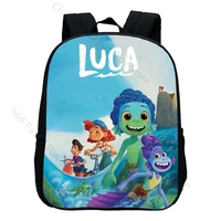 30cm disney luca pixar fashion cute kindergarten school backpacks for girls cartoon printied graphics school bags anime backpack