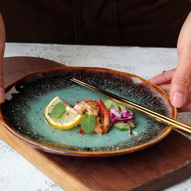 Керамическая тарелка Западная тарелки для макаронных изделий стейков салатов