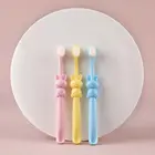 Детская зубная щетка Micro Nano, очень мягкая детская зубная щетка со слоном, кроликом