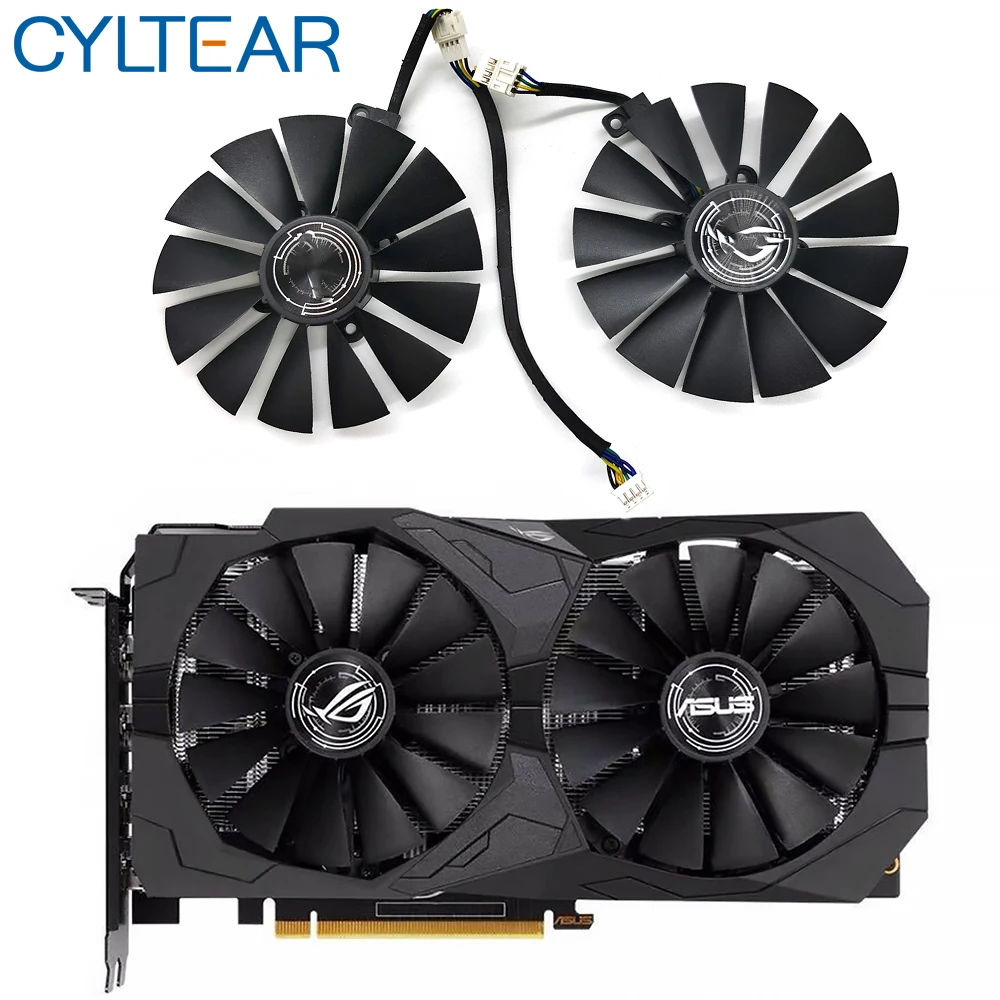 Вентилятор охлаждения игровой видеокарты FDC10M12S9-C AMD RX470/RX570 RX 470/570 | Компьютеры и