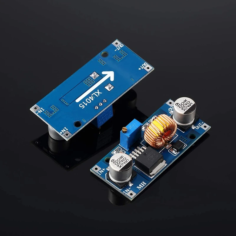 

5A DC-DC Adjustable Buck Converter Reduced Voltage Regulator Power Module 4V - 38V to 1.25V - 36V (4 Pieces)