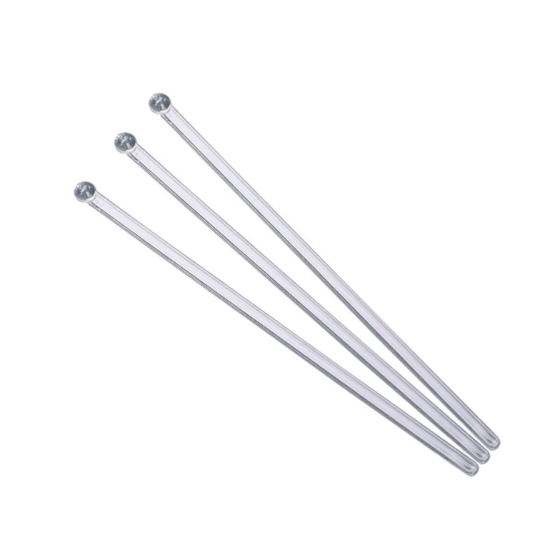 

100 шт. прозрачные пластиковые длинные перемешивающие палочки, многоразовые перемешивающие палочки, инструмент для смешивания смолы E15E