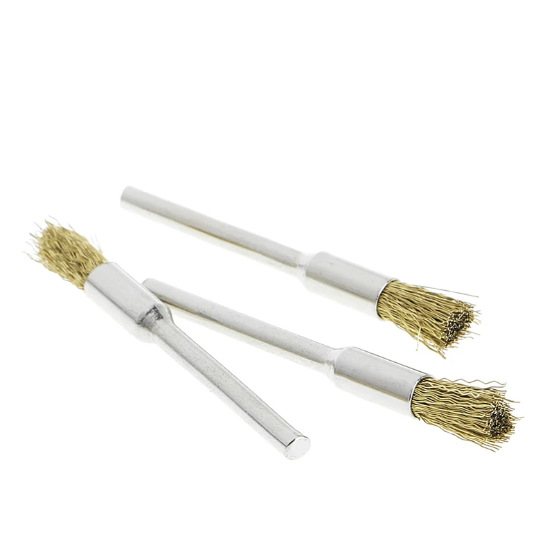 

9 Brass Brush Wire Wheel Brushes Die Grinder Rotary Electric Tool for Engraver H7ED