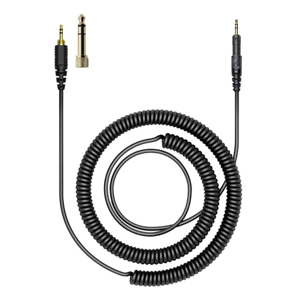 Khopesh HPH-MT5 обновленные кабели для Yamaha HPH-MT5W рельефный спиральный кабель шнуры