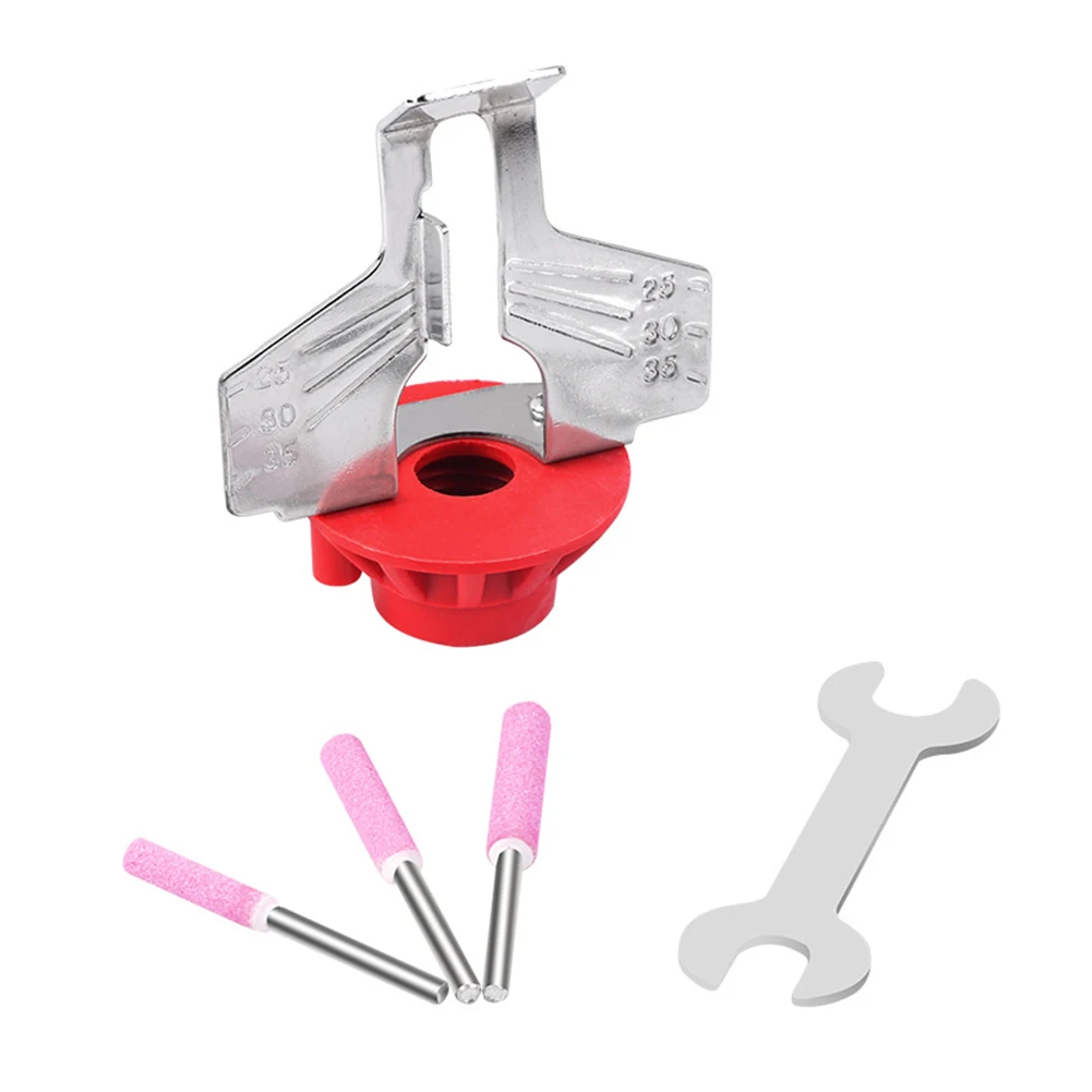 

Portable Cylindrical Chain Saw Sharpening Kit Electric Saw Blade Grinding Polishing Sharpener Adapter Tool Accessories