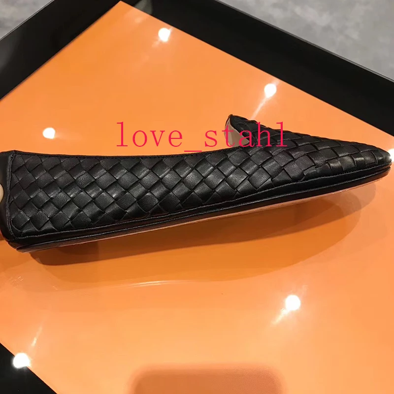 

2020 lovestahl summer top quality Italy imported sheepskin hand-woven ballet flats loafers