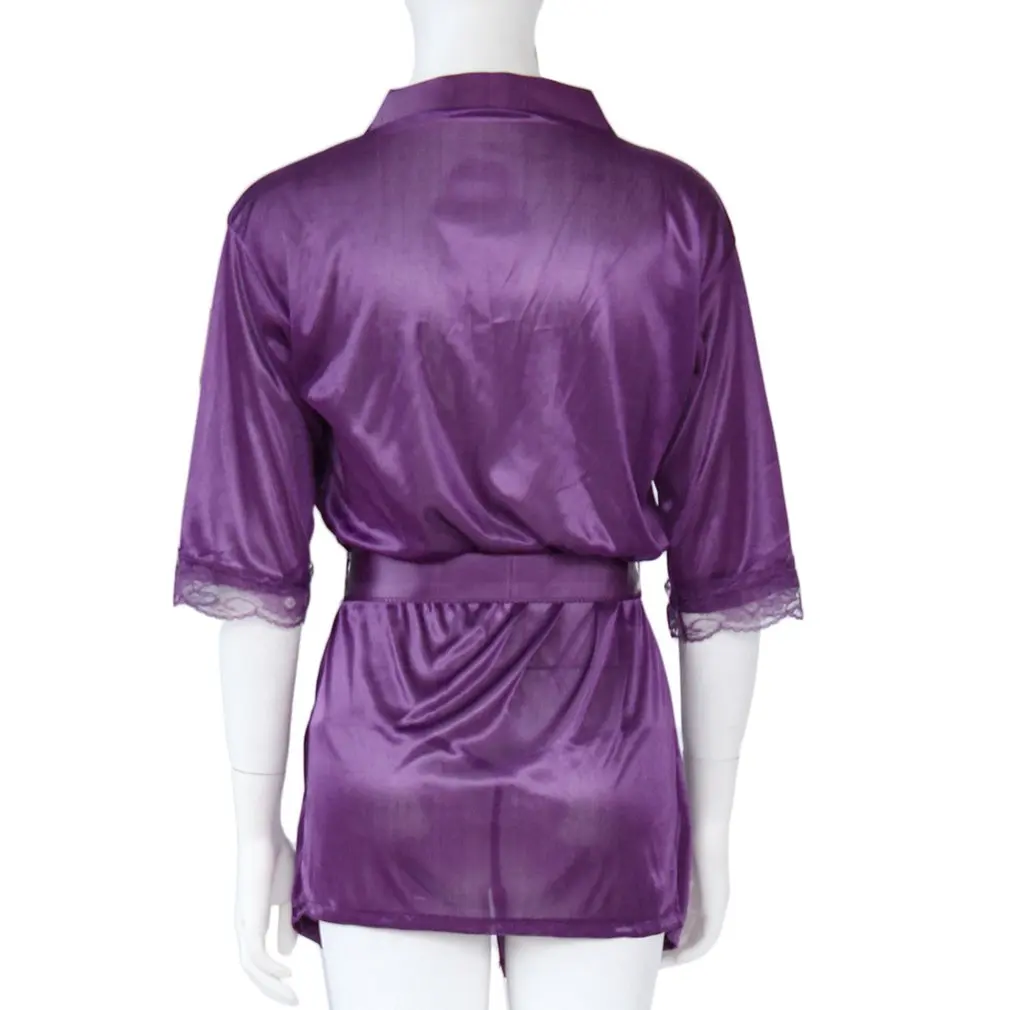 1 комплект сексуальное кружевное ночное белье ночная рубашка нижнее Халат +