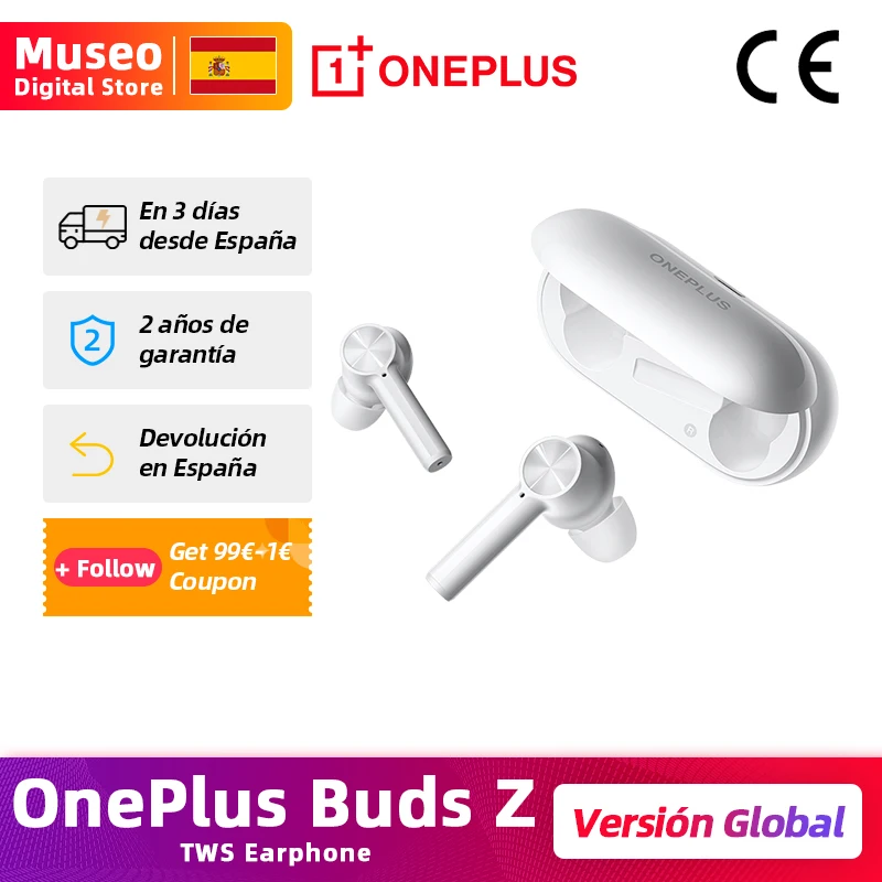Новые беспроводные наушники OnePlus Buds Z TWS 1 см динамические водостойкие IP55 20 часов