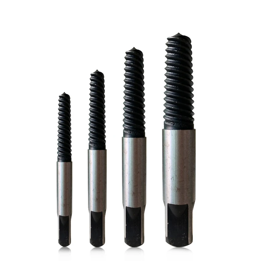 

6PCS/Set Screw Extractor Easy Out Set Drill Bits, Damaged Screw Extractor Guide Broken Damaged Bolt Remover Tools Kit M3-M5