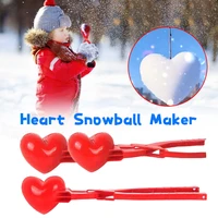 love heart snowball maker tool winter play snow toys for kids adults outdoor snow ball fights