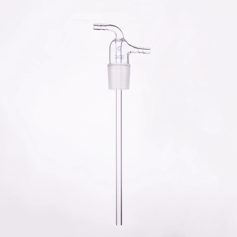 Входной разъем для газа или жидкости соединение 34/35 нижняя длина трубки 200 мм