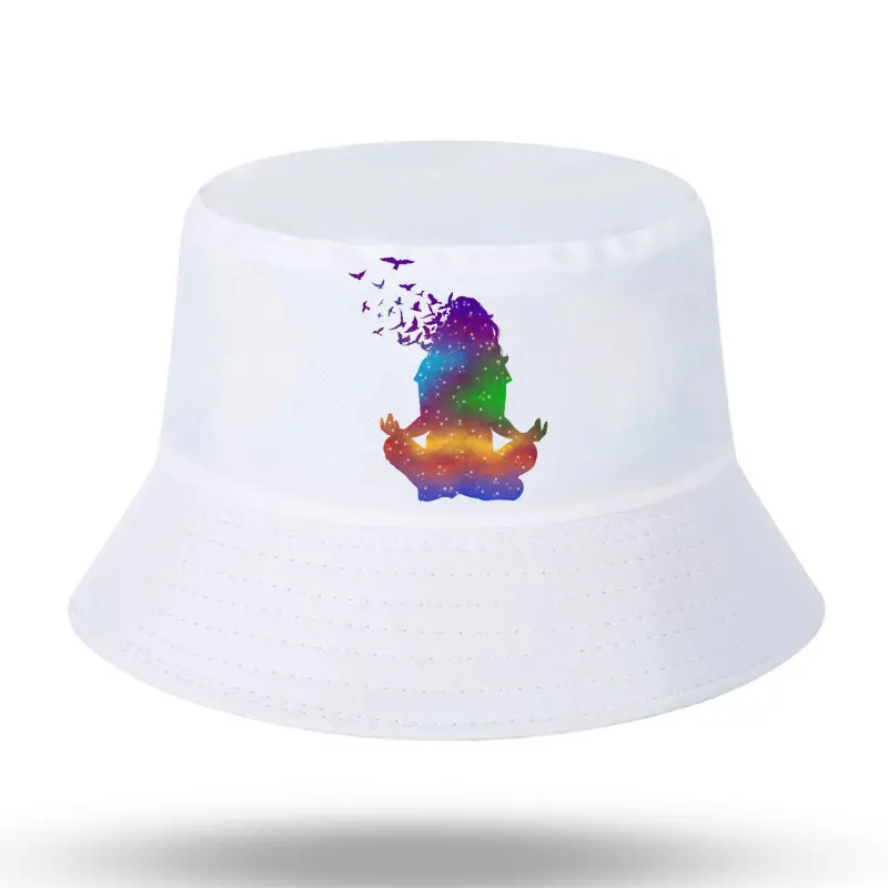 Популярные чакры с позией йоги Ом шапка художественным принтом для мужчин и