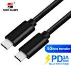 Кабель USB Type-C для быстрой зарядки, 3 м, 10 футов, 5 Гб