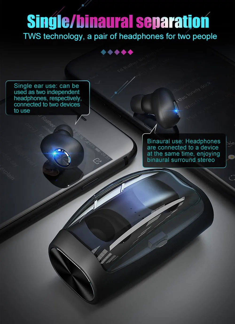 V6 TWS Bluetooth 5,0 наушники беспроводные стерео водонепроницаемые спортивные наушники с 2600 мАч зарядная коробка VS i10 TWS наушники