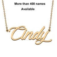 cindy daddy name necklaces for girl women family best friends birthday christmas wedding gift jewelry present anniversary