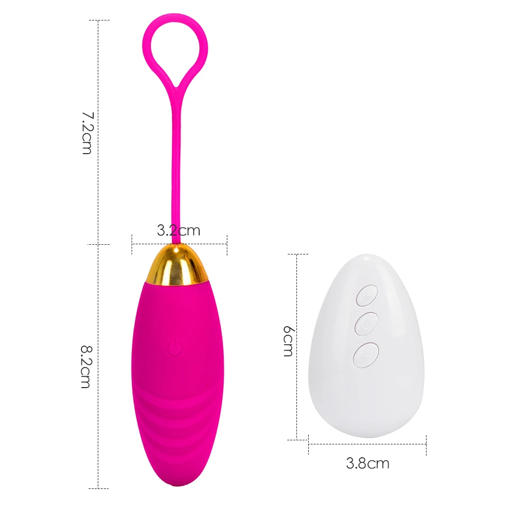 Wireless Remote Control Bullet Vibrators for Women 10 Speed USB Vibrating Jump Eggs Kegel Vaginal Ball Adult Sex Toys | Красота и