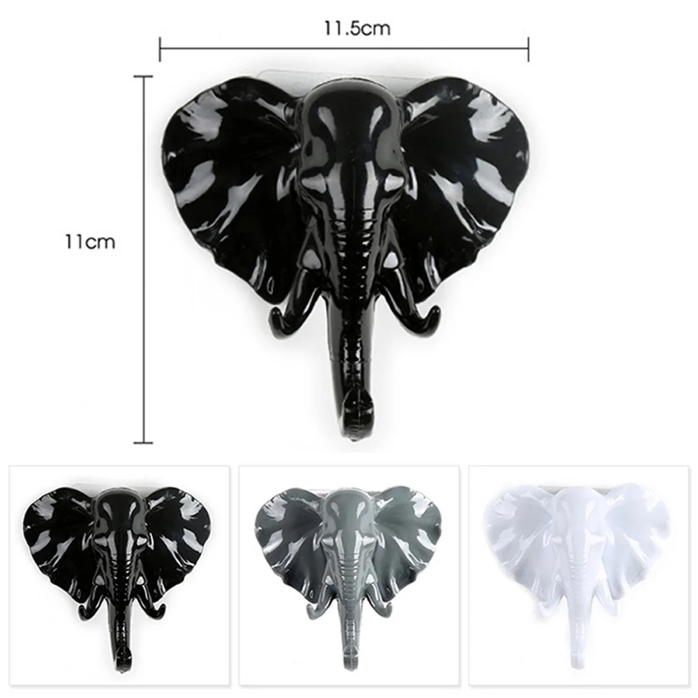 

Coat Rack Wall-Mounted Cute Elephant Fashionable Wall Hanger Rack Holder Hook Home Decor No Drilling Lovely elephant