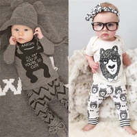 boys clothes kids cartoon print toddler costumes t shirtspants 2pcs sets children tracksuits casual baby clothing cotton a393