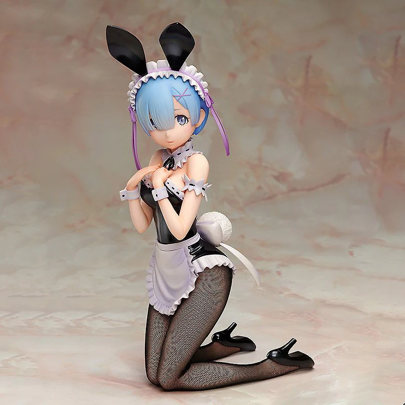 Ram Rem Bunny Ver. Экшн-фигурка из ПВХ Re Zero Начальная жизнь в другом мире аниме Рисунок