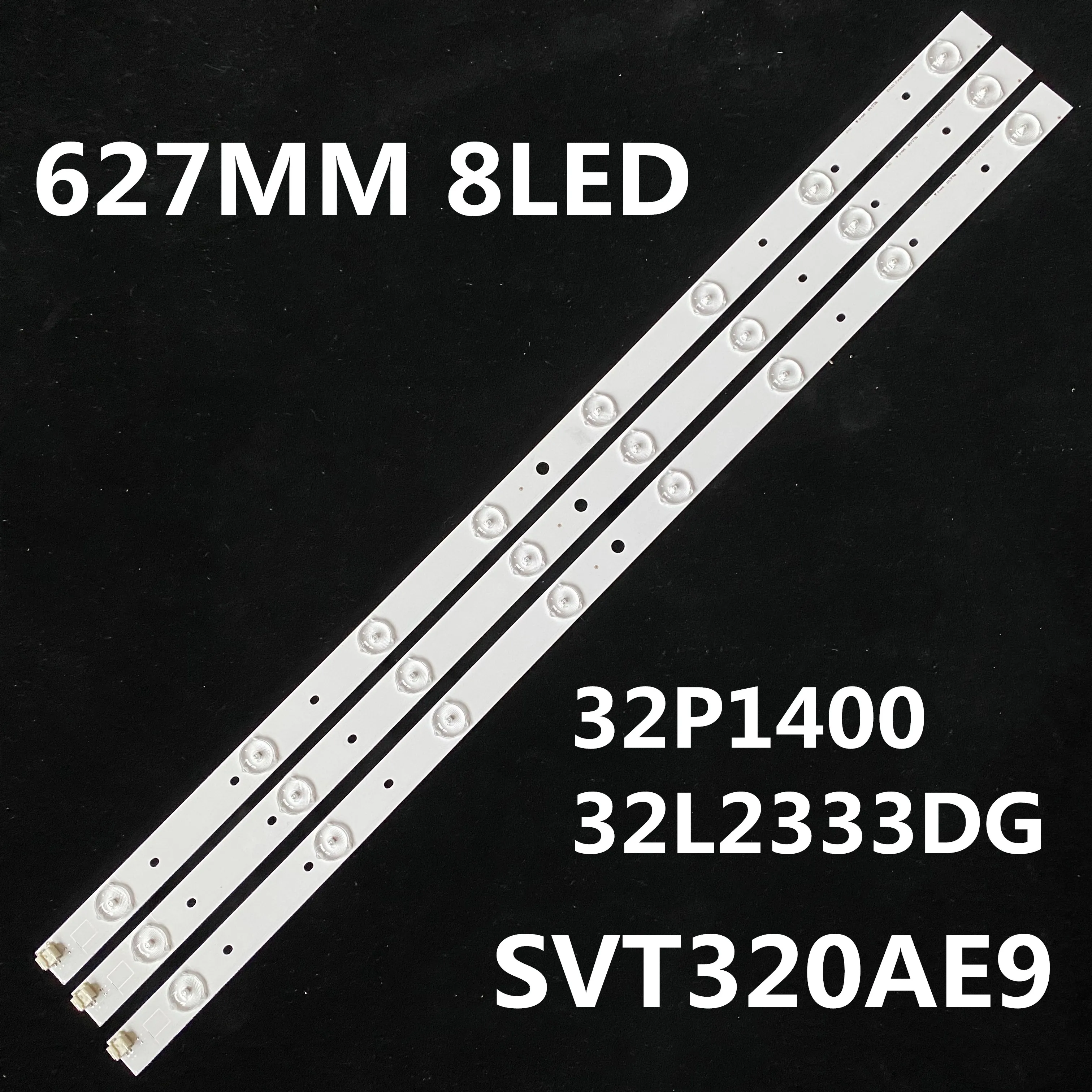 Новинка 30 шт./лот 8 светодиодный 625 мм фонарь для TOSHIBA 32L2333DG SVT320AE9_REV1.0_121012 LSC320HN03-T01 |