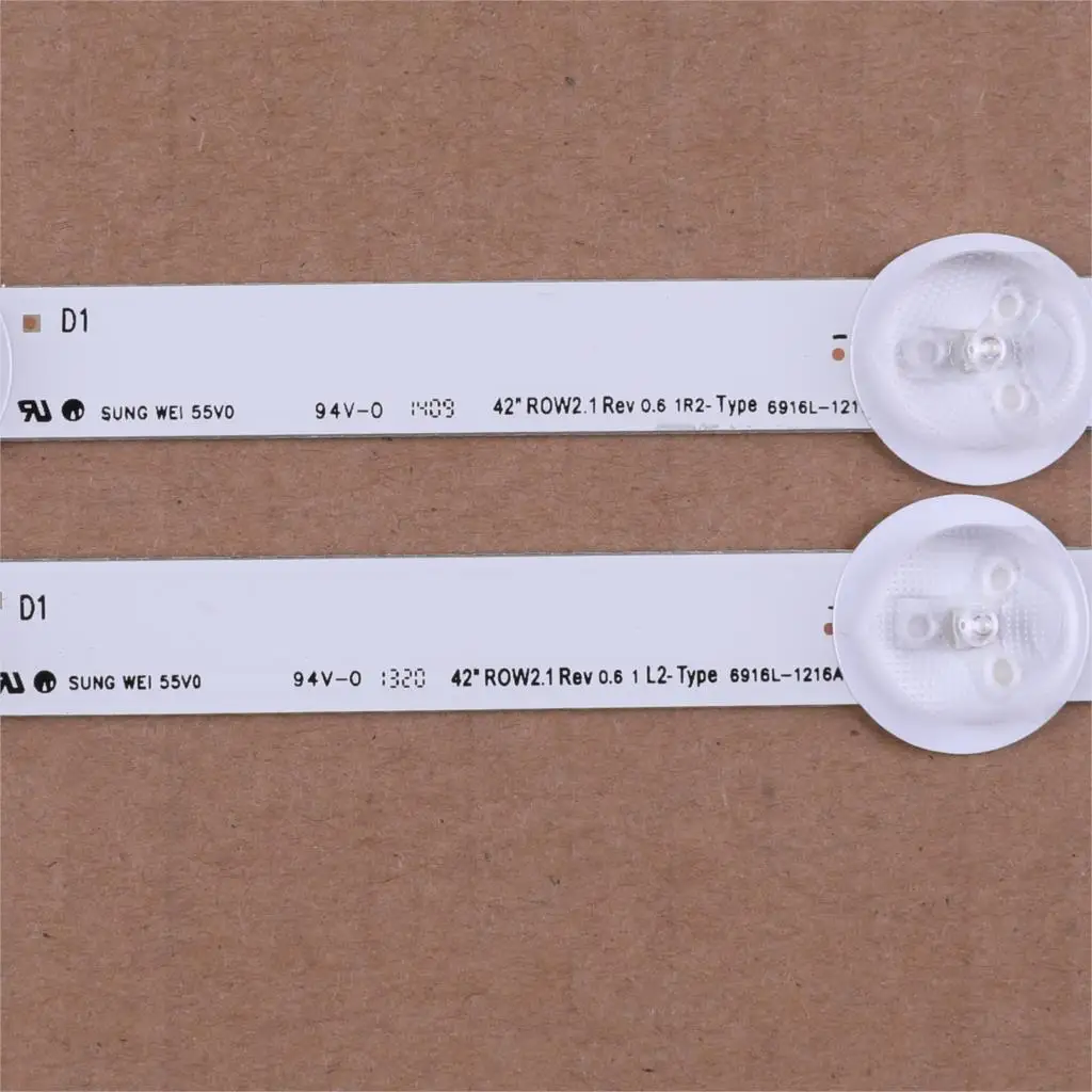 Замена Подсветка массив Светодиодные ленты бар LG 42LN540V 42LN613V 42LA620V LC420DUE 42LN575S 42LA620S