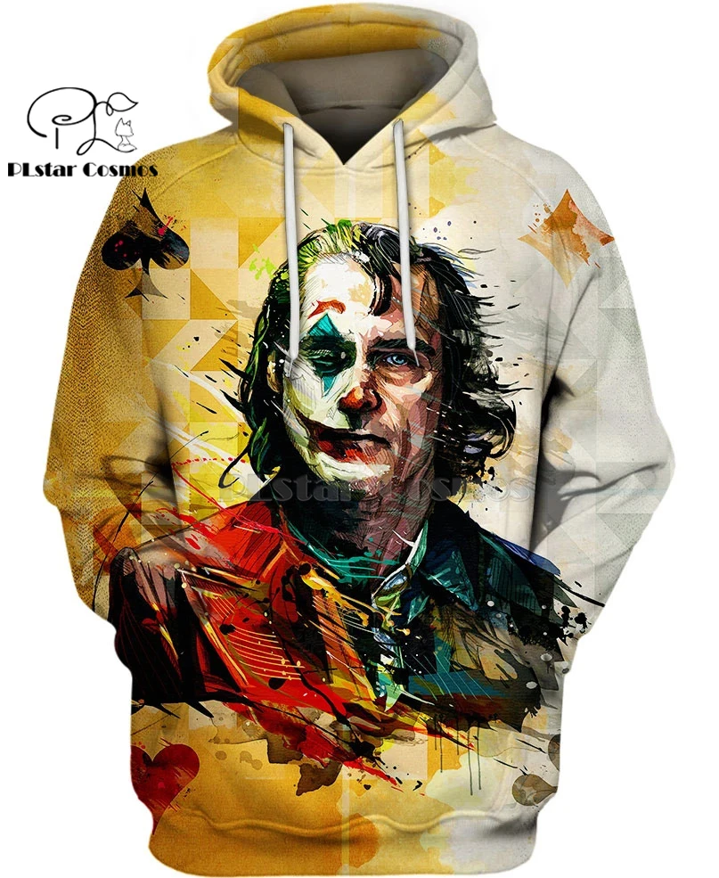 PLstar Космос DC comics Бэтмен Драма маска Джокер 3d толстовки/Толстовка зима осень Забавный Harajuku уличная одежда