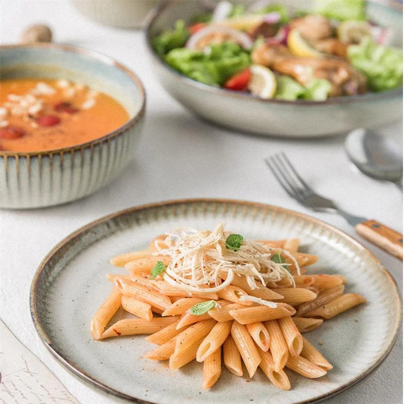 Тарелка для столовых приборов креативная Бытовая Керамическая тарелка