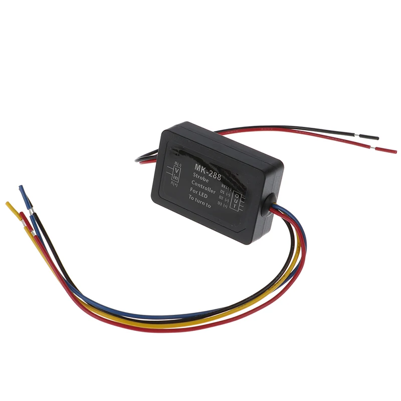 Universal 3-Step Sequential Dynamic Chase Flash Module Boxes For Car Front Or Rear Turn Signal Lights Retrofit Use 12V 21W
