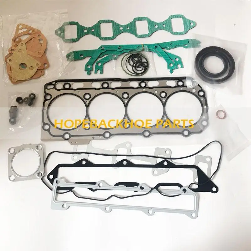 

For Kobelco Excavator SK45SR-2 SK50UR-3 Yanmar Engine 4TNE88 Komatsu Engine 4D88E Overhaul Gasket Kit With Cylinder Head Gasket