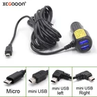 Автомобильное зарядное устройство Mini Micro USB, 5 В, 3,5 а, с 2 портами