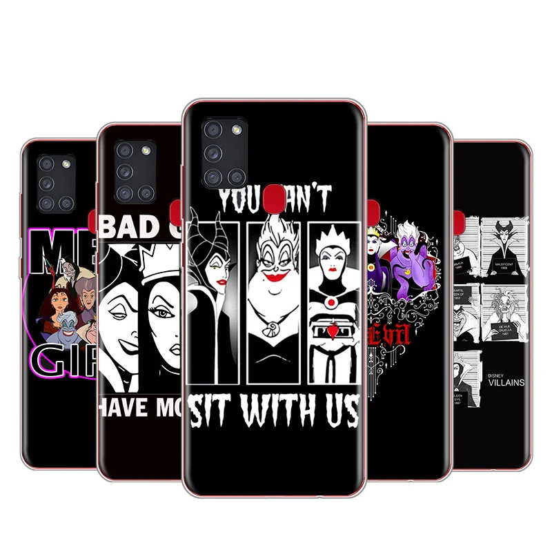 

Disney villains combo For Samsung A51 A91 A81 A71 A41 A31 A72 A52 A02 S A32 A12 A42 A21 S A11 A01 UW Transparent Phone Case