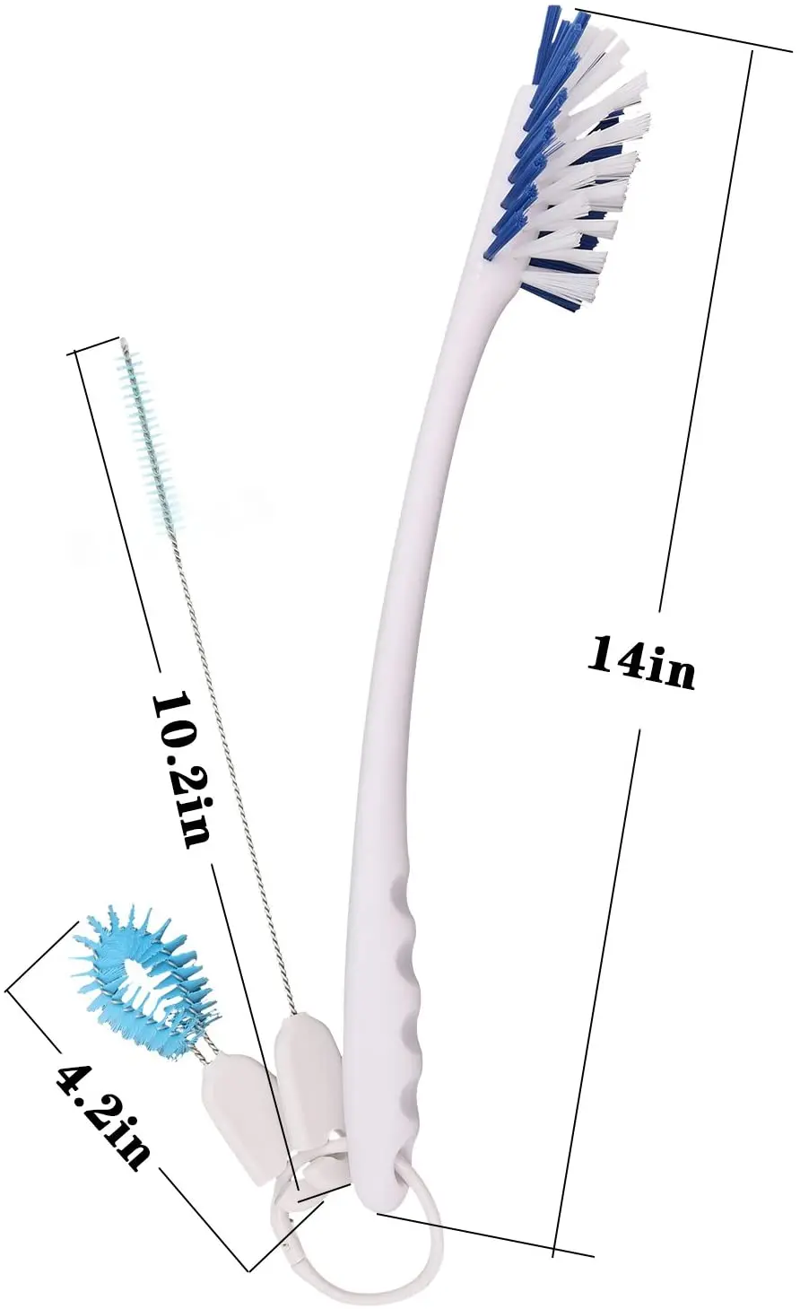 Набор Щеток Для Чистки бутылок 3 шт. в упаковке длинная ручка для чистки термосов
