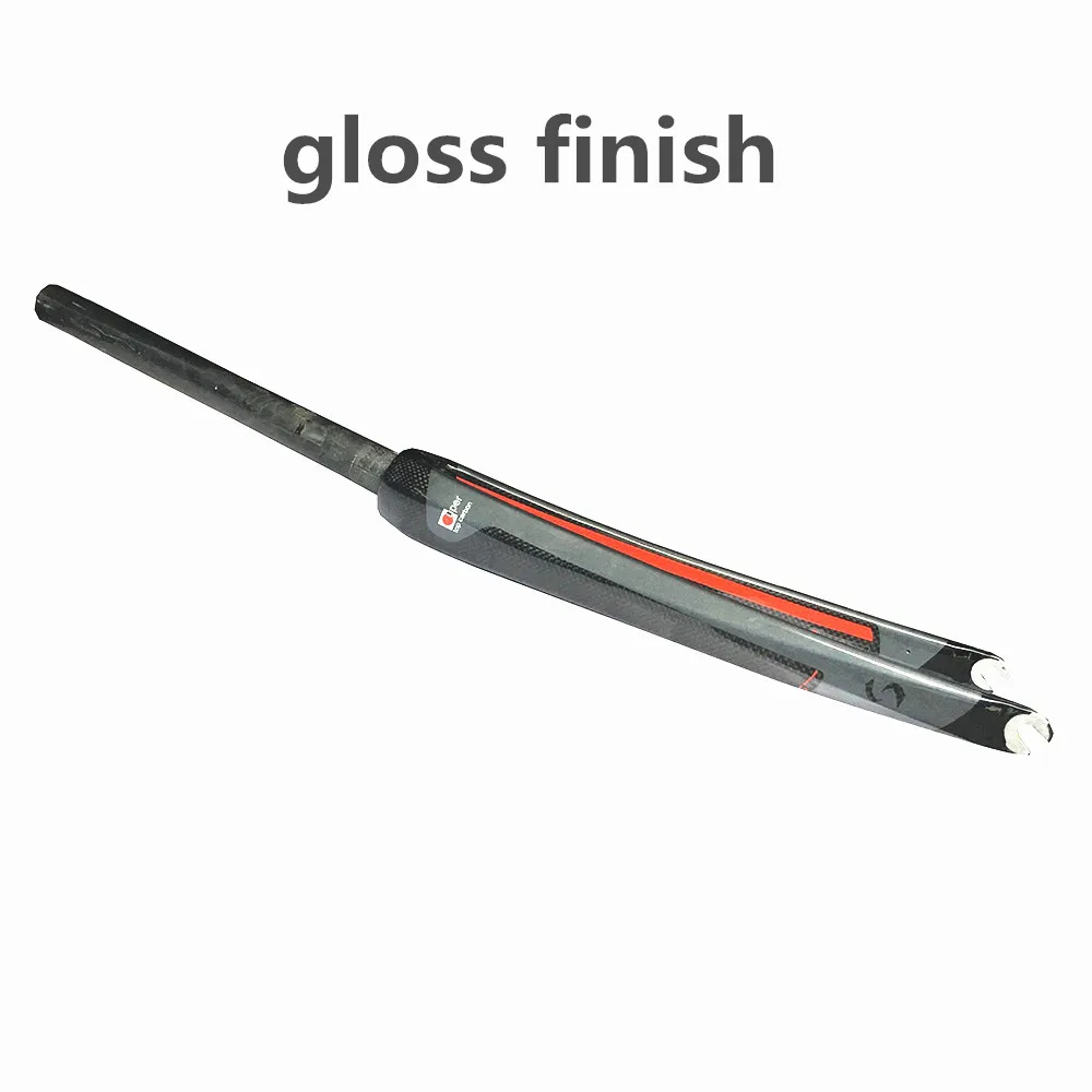 Полностью Карбоновая вилка T800 для дорожного велосипеда задняя фара 1-1/8 700c