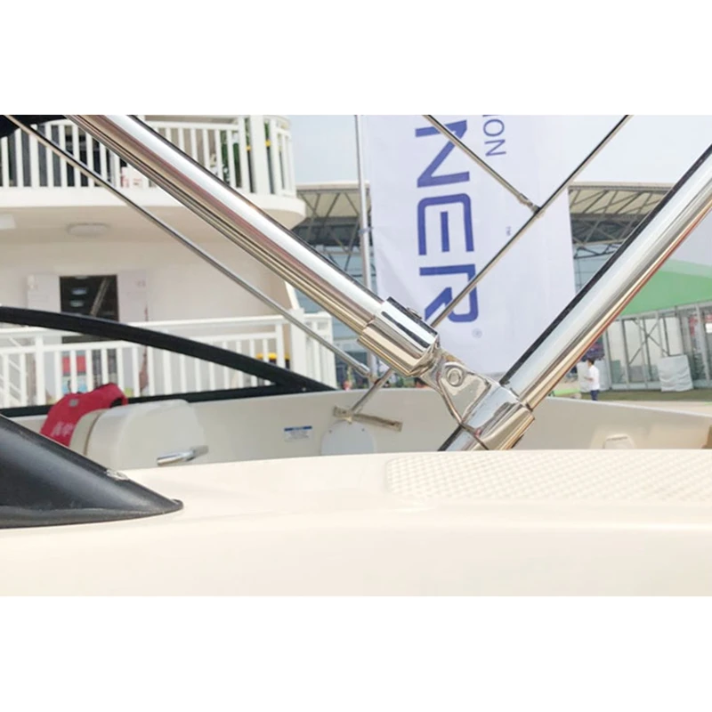 

2Pcs Stainless Steel 316 Deck Hinge Slide Cap Pipe Eye End Cap Tube Hardware Boat Accessories