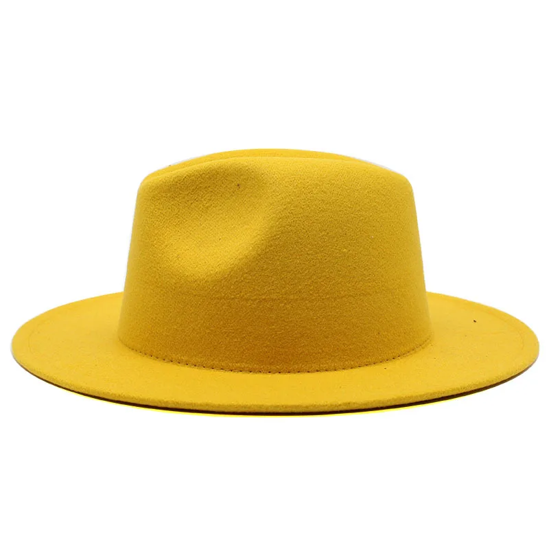 Шляпа в стиле пэчворк для мужчин и женщин шерстяная Федора с пряжкой ремня