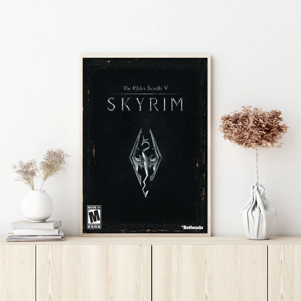 

Настенный плакат с изображением игровых свитки для пожилых людей, Картина на холсте для спальни, гостиной, украшение для дома (без рамки)