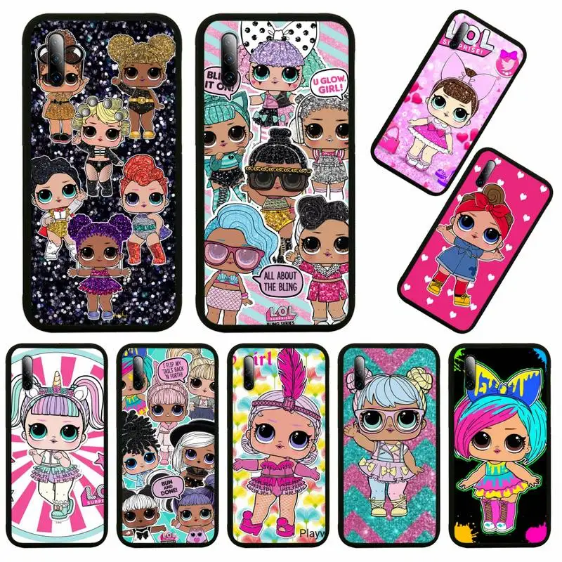 

lovely kawaii LOL little dolls girl Phone Case For Samsung A6 A7 A8 A10 A11 A20 A21 A30 A31 A40 A50 A70 A80 A91 Plus S E Coque