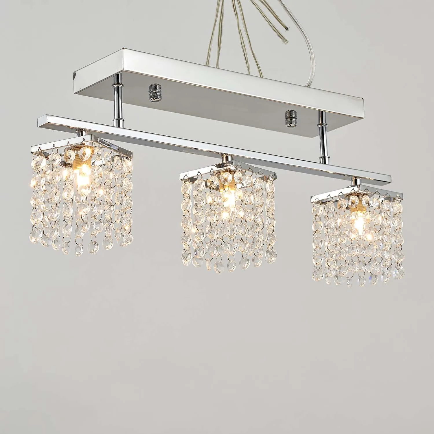 Современная пищевая Люстра для гостиной K9 хрустальная лампа отеля коридора